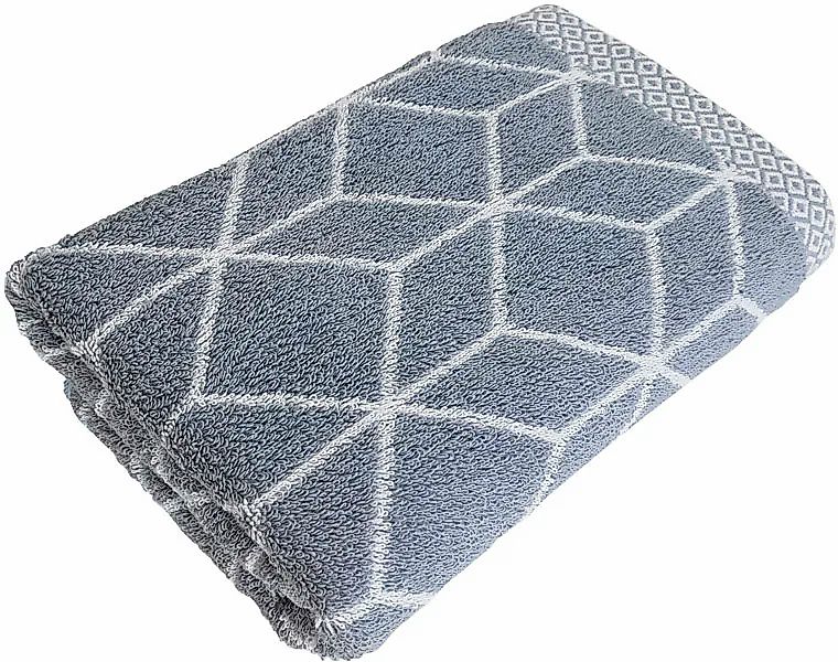 framsohn frottier Duschtuch "Design Jacquard Prisma Badetuch" mehrfarbig ge günstig online kaufen