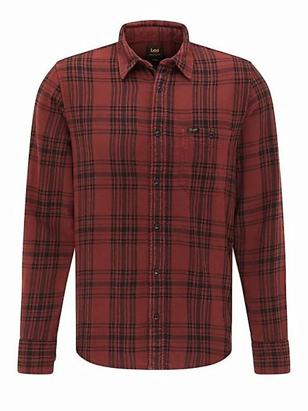 Lee® Langarmhemd Regular Fit Kariert - Leesure Shirt Fired Brick günstig online kaufen