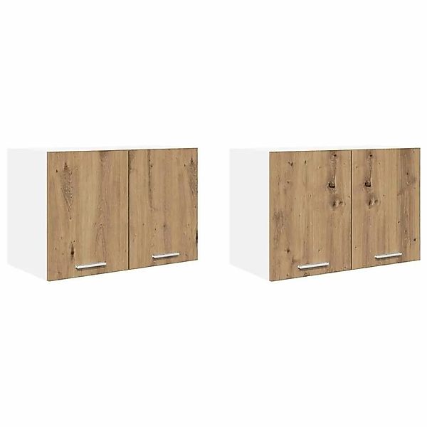 vidaXL Hängeschrank 2 Stk Artisan-Eiche und Weiß 60 x 31 x 40 cm 884177 günstig online kaufen