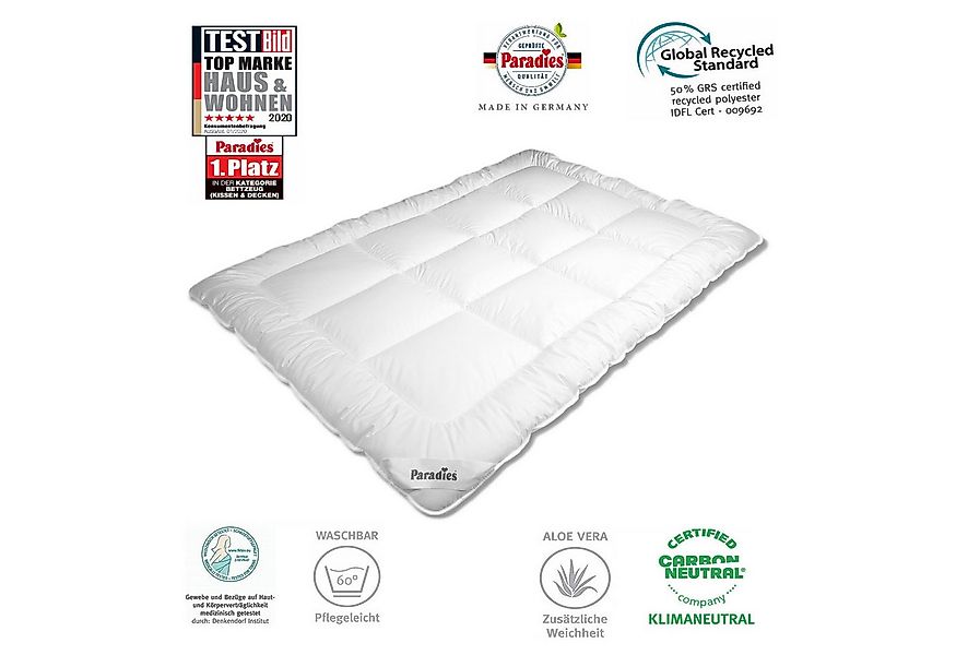 Paradies Bett-Set Paradies Winterdecke Bettenset Halia extra warm + Kissen günstig online kaufen