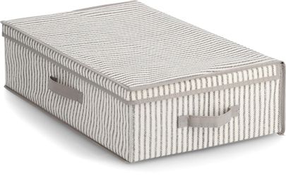 Zeller Present Aufbewahrungsbox "Stripes" Vlies, beige günstig online kaufen
