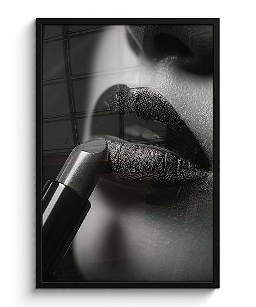 MuchoWow Poster Frau - Lippenstift - günstig online kaufen