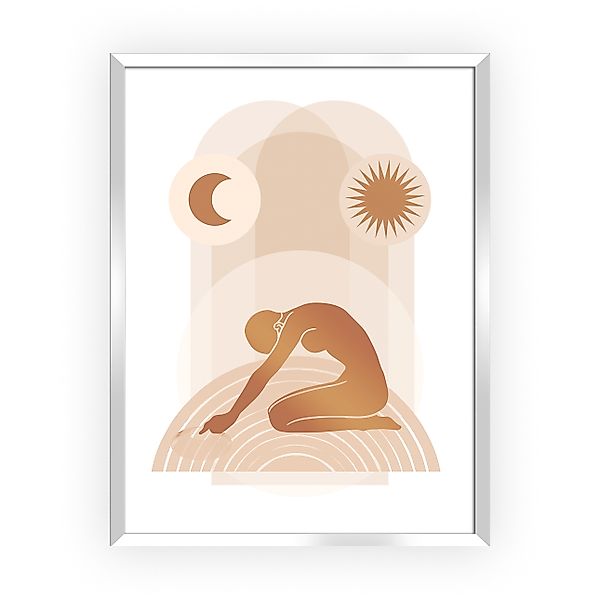 Poster Yoga Figures II 40x50cm, 40 x 50 cm günstig online kaufen