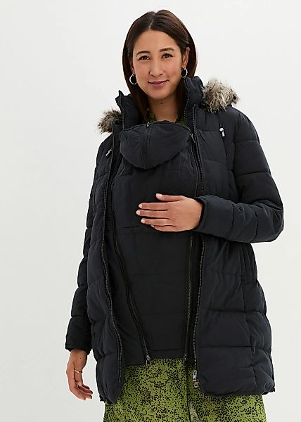 bonprix Umstandsjacke "3-in-1 warm wattierte Umstands- und Tragejacke" mit günstig online kaufen