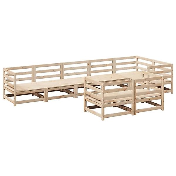 vidaXL 8-Tlg Garten-Sofagarnitur Massivholz Kiefer 3299500 günstig online kaufen