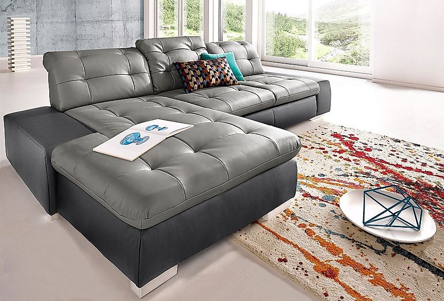 sit&more Ecksofa »Palomino L-Form«, wahlweise XL oder XXL und mit Bettfunkt günstig online kaufen