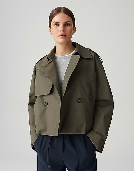 OPUS Trenchcoat HAWENA aus nachhaltigem Baumwollmix günstig online kaufen