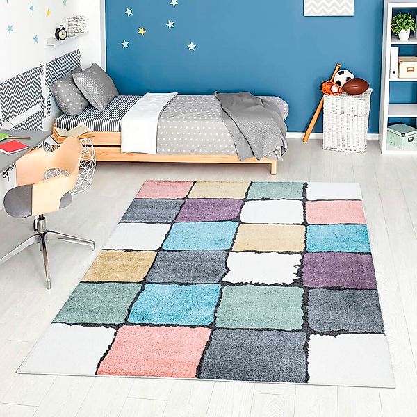 Carpet City Teppich "YOUNG919" rechteckig 11 mm Höhe Moderner Jugend- Kinde günstig online kaufen