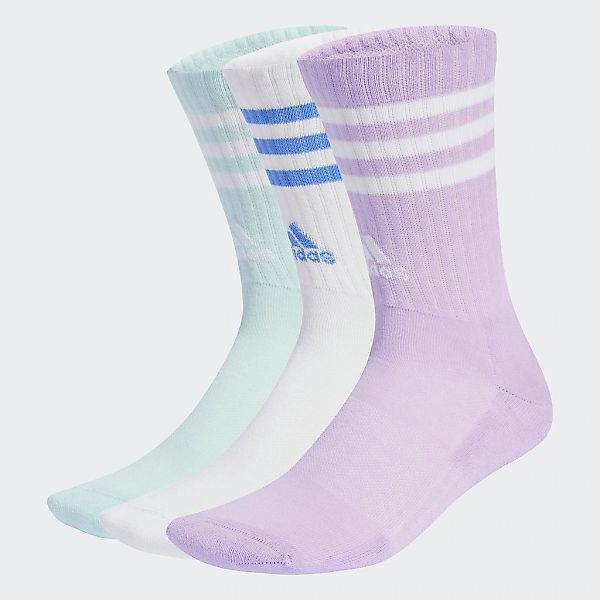 adidas Performance Sportsocken "3-STREIFEN CUSHIONED CREW, 3 PAAR" 3 Stk. t günstig online kaufen