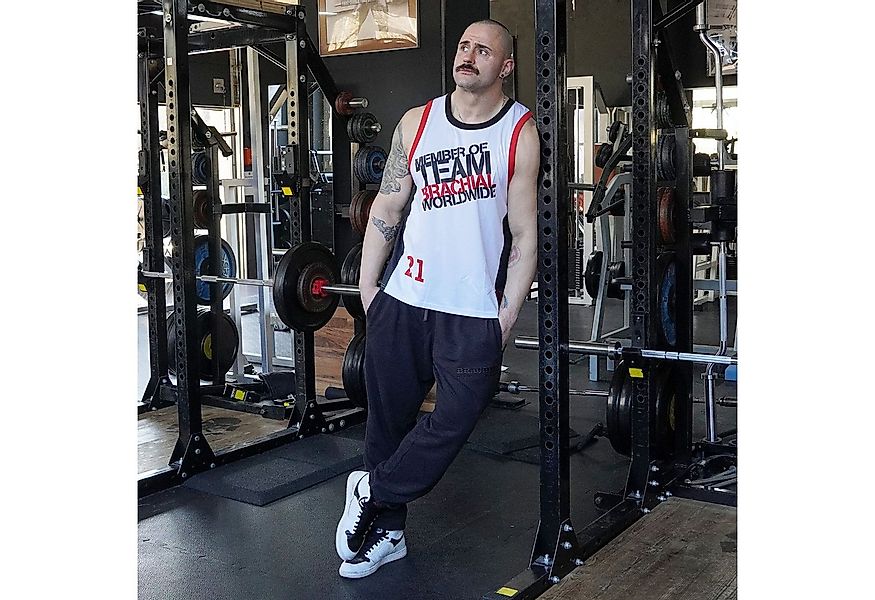 BRACHIAL THE LIFESTYLE COMPANY Sporthose Brachial Sporthose "Blank" anthraz günstig online kaufen