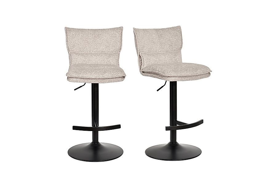 Duhome Barhocker (5501A1), 2er Set, Barstuhl Drehbar aus Bouclé günstig online kaufen