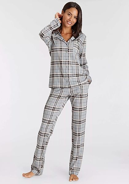 s.Oliver Pyjama, (2 tlg.), mit schönem Muster günstig online kaufen