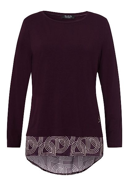 TUZZI T-Shirt Shirt GLAM ON TRACK mit angesetztem Saum günstig online kaufen