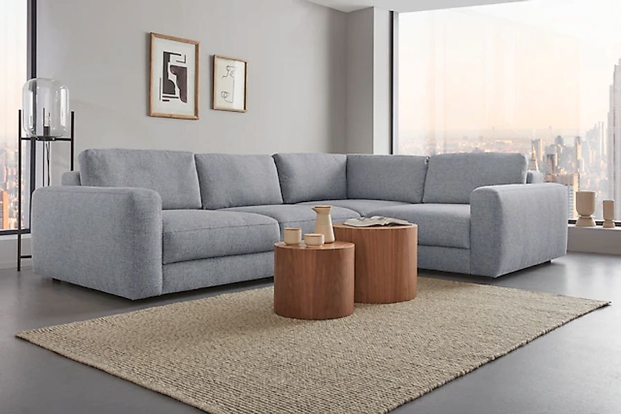 Home affaire Ecksofa »Bloomfield, Breite 304cm, Mega Polsterecke mit viel P günstig online kaufen