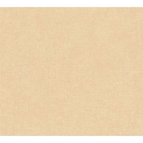 A.S. Creation Vliestapete Uni Struktur-Optik 10,05 m x 0,53 m Beige Gelb FS günstig online kaufen
