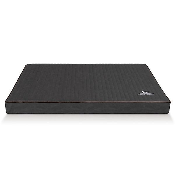 Knuffelwuff Hundematte Palomino Orthopädisch Kunstleder L 80 x 60cm Schwarz günstig online kaufen