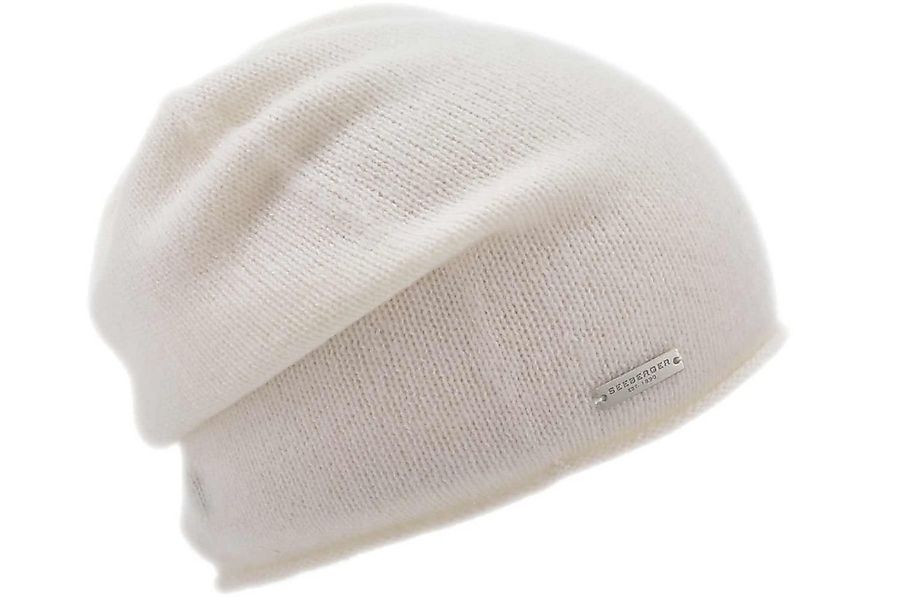 Seeberger Strickmütze Beanie aus 100% Kaschmir günstig online kaufen
