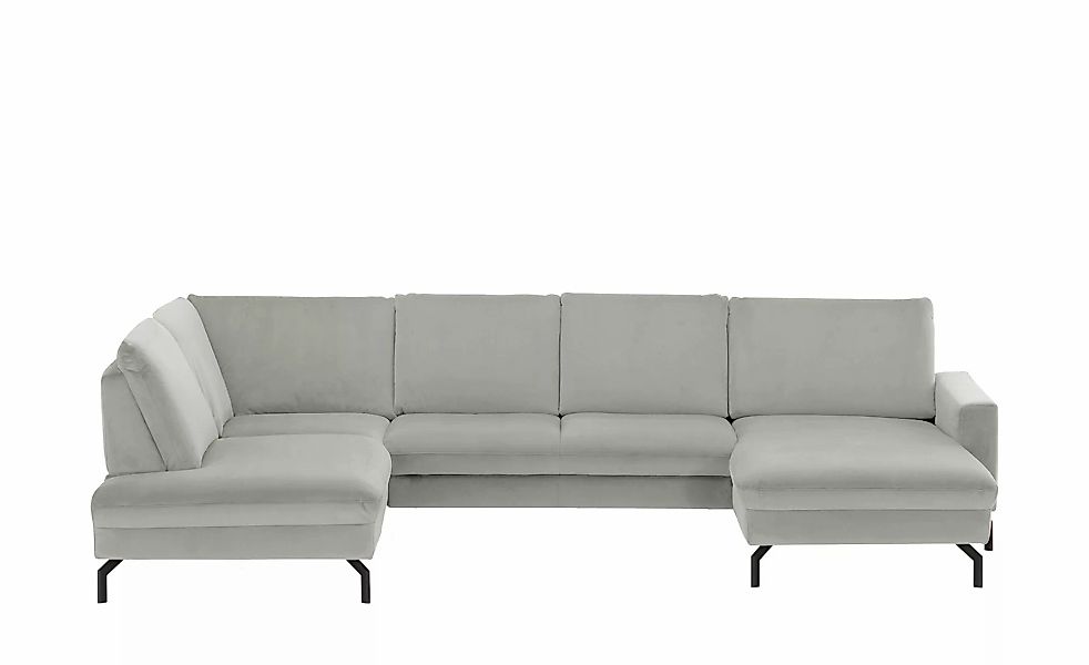 meinSofa Wohnlandschaft  Grace ¦ grau ¦ Maße (cm): B: 332 H: 89 T: 220 Pols günstig online kaufen