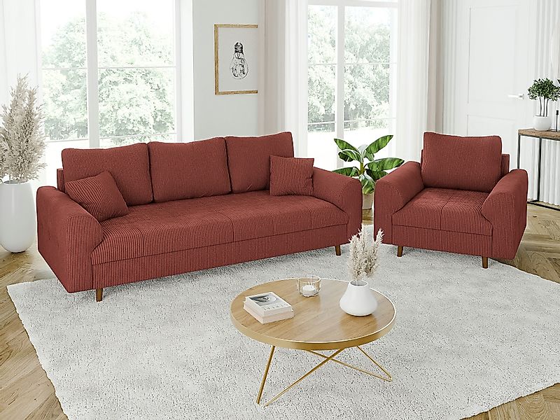 S-Style Möbel Polstergarnitur 3+1 Zara mit günstig online kaufen