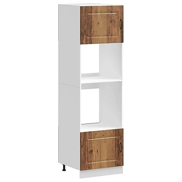 vidaXL Herdumbauschränke 2 Stk Kalmar Altholz-Optik Holzwerkstoff 3315039 günstig online kaufen