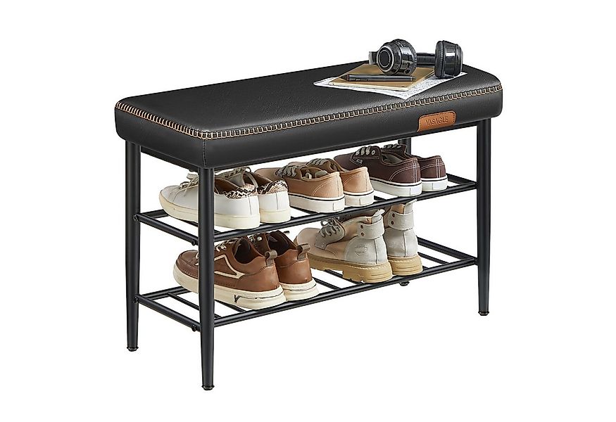 VASAGLE Schuhbank, Schuhregal, EKHO Series, Kunstleder, 30 x 80 x 50 cm günstig online kaufen