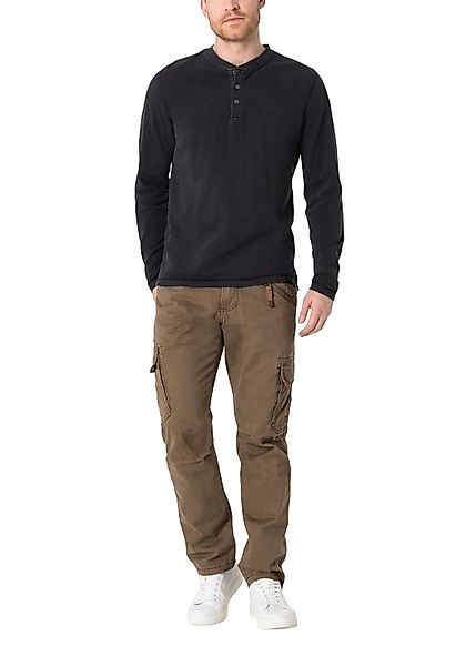 Timezone Herren Cargo Hose REGULAR BENTZ - Regular Fit - Braun Grau Grün Bl günstig online kaufen