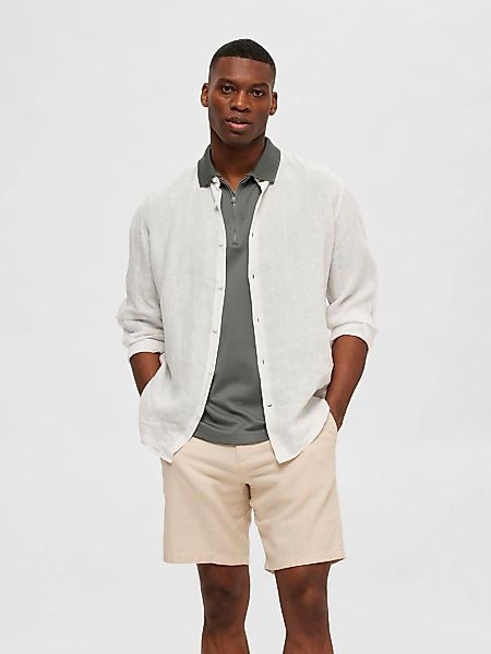 SELECTED HOMME Poloshirt "SLHFAVE ZIP SS POLO NOOS" günstig online kaufen