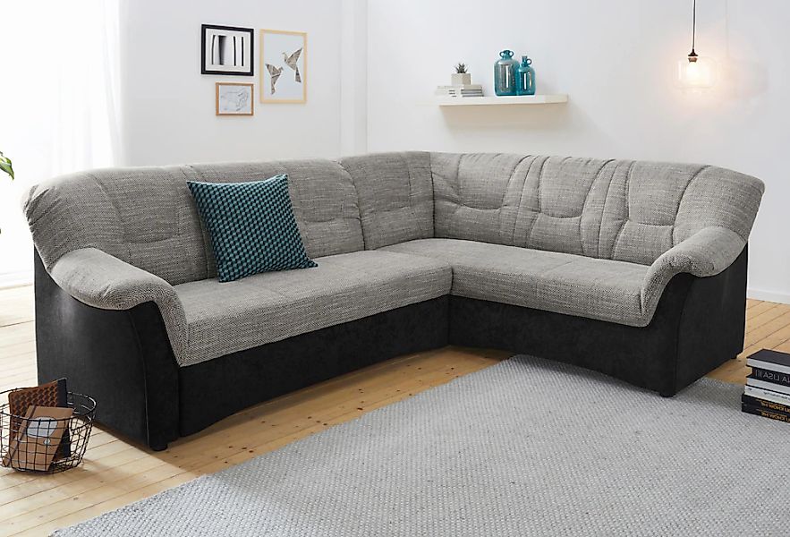 DOMO collection Ecksofa "Sarafina zeitlos und komfortabel, optional mit Fed günstig online kaufen