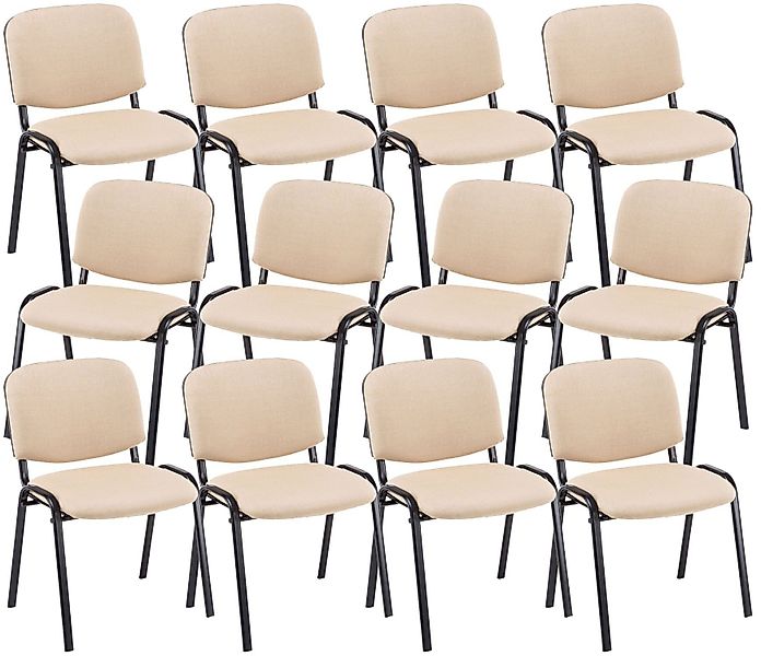 CLP Besucherstuhl Ken Stoff (12er Set), günstig online kaufen