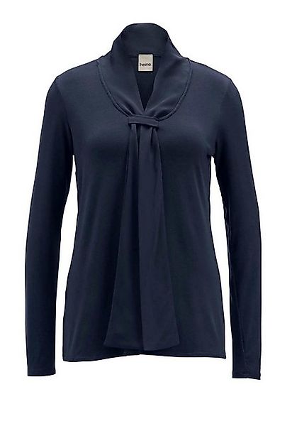 heine T-Shirt HEINE Damen Jerseyshirt mit Schuppe, nachtblau günstig online kaufen