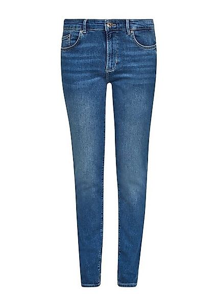 s.Oliver 5-Pocket-Jeans Jeans Betsy / Slim Fit / Mid Rise / Slim Leg Leder- günstig online kaufen