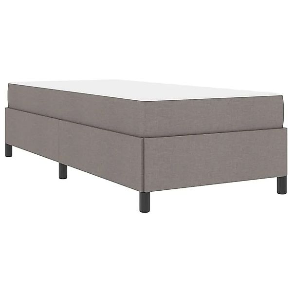 vidaXL Boxspringbett Taupe 100 x 200 cm Stoff 3398840 günstig online kaufen