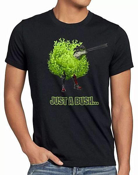 style3 Print-Shirt Herren T-Shirt Just a Bush battle royale multiplayer onl günstig online kaufen