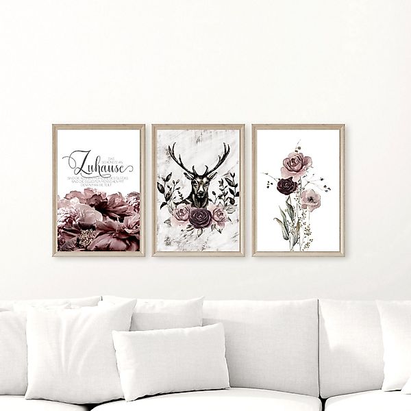 homestyle-accessoires Poster Bilderset Bilder SCHÖNSTE AN günstig online kaufen