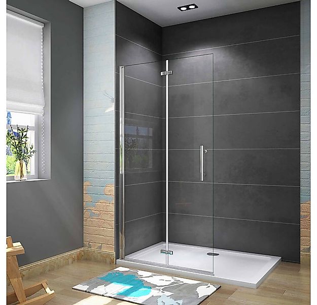 duschspa Duschwand 185cm Duschwand Faltwand Glaswand Duschtrennwand 6mm NAN günstig online kaufen