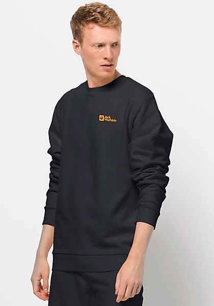 Jack Wolfskin Rundhalspullover "ESSENTIAL CREWNECK M" günstig online kaufen