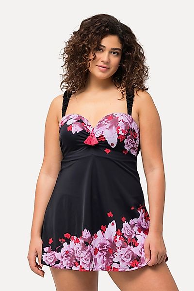 Ulla Popken Badeanzug Badekleid Blüten Softcups günstig online kaufen