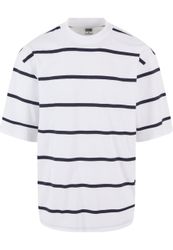 URBAN CLASSICS T-Shirt "Urban Classics Herren Oversized Sleeve Modern Strip günstig online kaufen