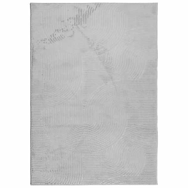 vidaXL Teppich Iza Kurzflor Skandinavischer Look Grau 140x200 Cm 1946951 günstig online kaufen