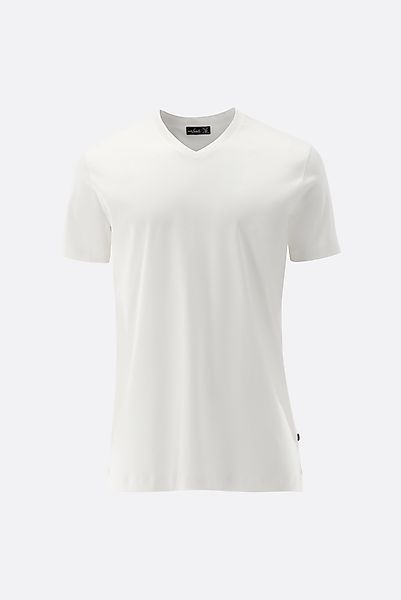 T-Shirt mit V-Ausschnitt Slim Fit günstig online kaufen