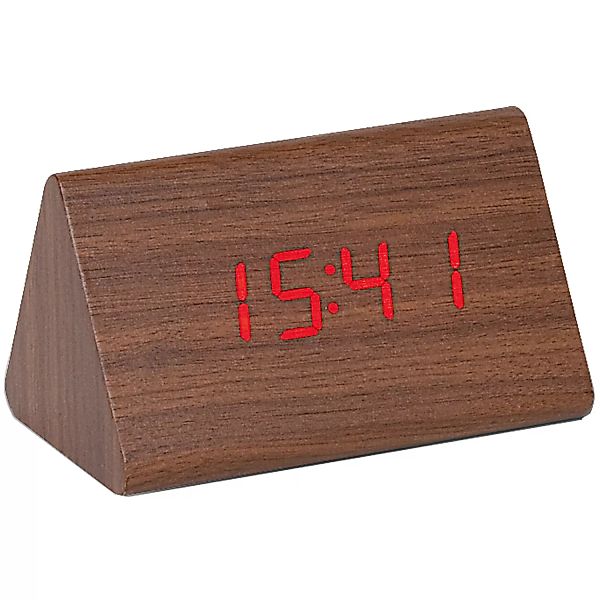 Atlanta 1135/20 Wecker Digital Holz Optik Nussbaum Farben Datum Thermometer günstig online kaufen