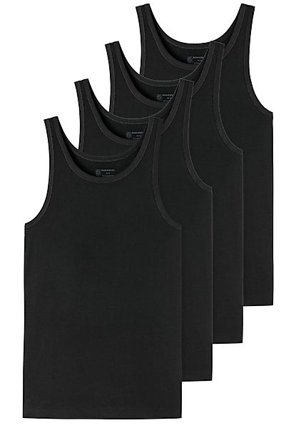 Schiesser Unterhemd 4er-Pack - 95/5 - Organic Cotton (Spar-Set) Unterhemd / günstig online kaufen