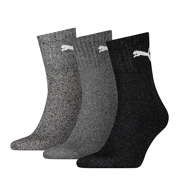 PUMA Sportsocken "short crew" 3 Paar tlg. gepolsterte Frottee-Sohle, atmung günstig online kaufen