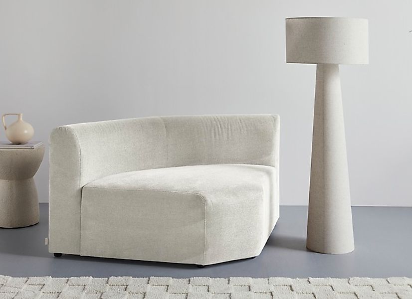 LeGer Home by Lena Gercke Sofa-Eckelement »LYZA mit gerundeter Rückenlehne, günstig online kaufen