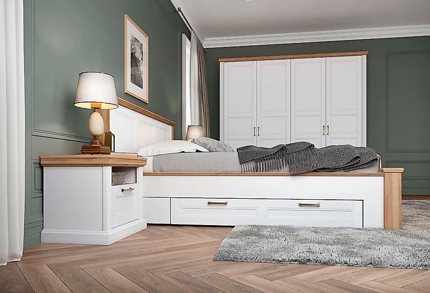 Home affaire Nachtkonsole "Tara, im klassischen Landhausstil, FSC-zertifizi günstig online kaufen