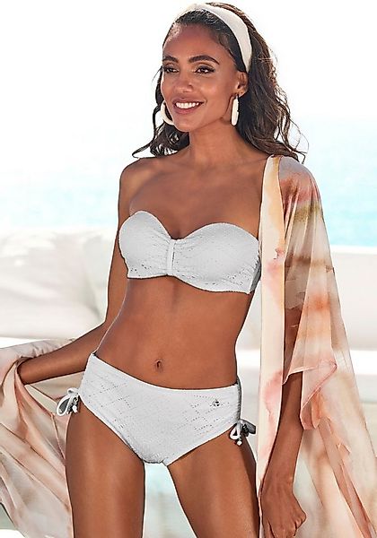 LASCANA Bikini-Hose Omara mit Lochstickerei günstig online kaufen