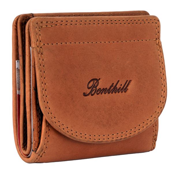 Benthill Geldbörse Klein Echt Leder Wiener günstig online kaufen