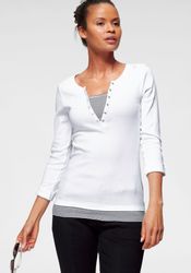 KangaROOS 2-in-1-Shirt Langarm, sehr figurbetont günstig online kaufen