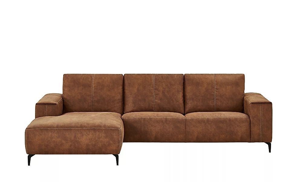 smart Ecksofa - braun - 83 cm - Polstermöbel > Sofas > Ecksofas - Möbel Kra günstig online kaufen