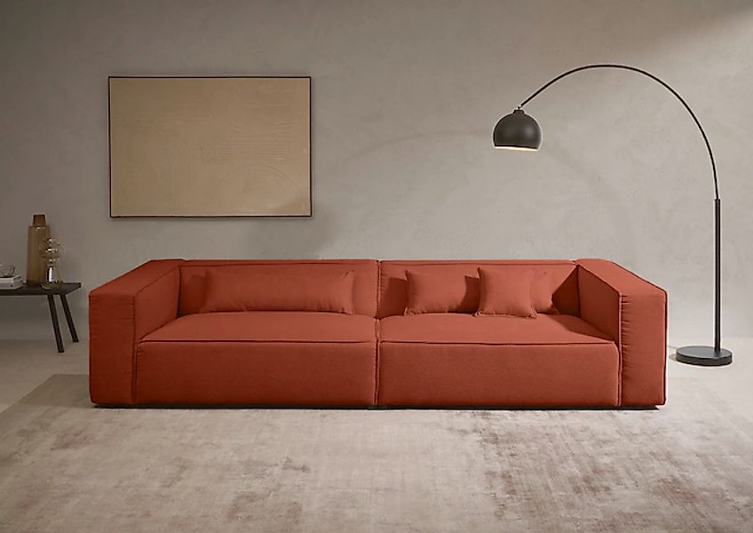 LeGer Home by Lena Gercke 3-Sitzer »PIARA XXL, Sofa mit Kedernaht in Cord, günstig online kaufen